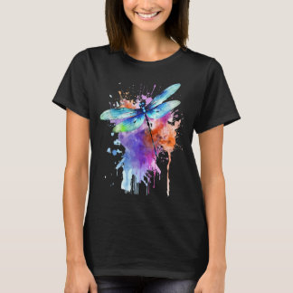 Camiseta Dragonfly Engraçada Grafia Animal Cute