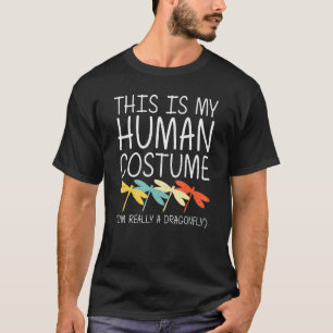 Camiseta Dragonfly Halloween Humano Costume Swarm Ninfoma F