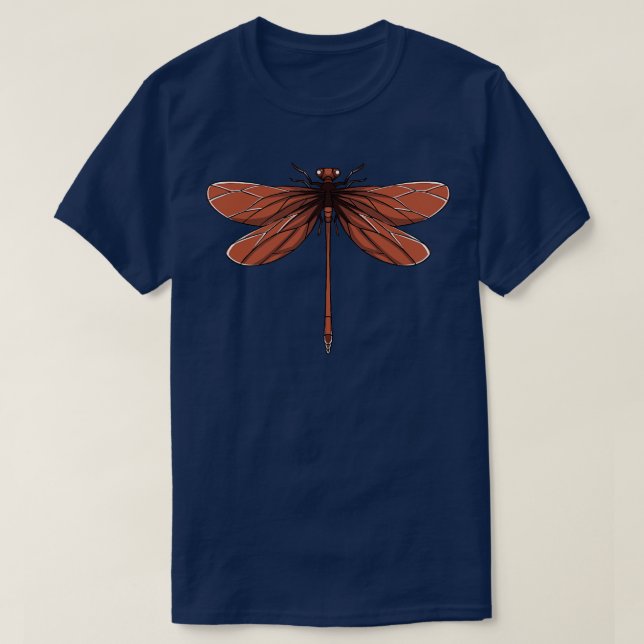 Camiseta Dragonfly Insetos Dragões Dragão Voo (Frente do Design)