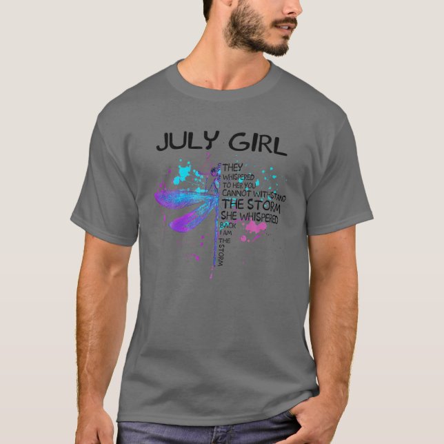 Camiseta Dragonfly Julga Garota Que Sussurram Para Seu Sobr (Frente)