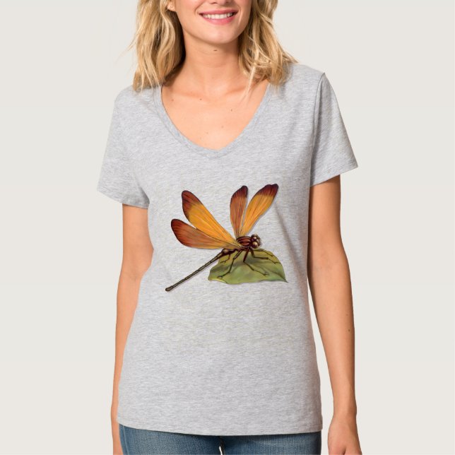 Camiseta Dragonfly ouro (Frente)