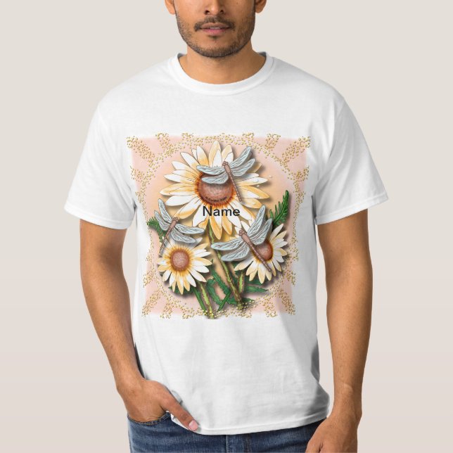 Camiseta Dragonfly Yellow Daisy (Frente)