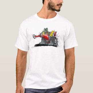 Camiseta Dragster de desenho animado