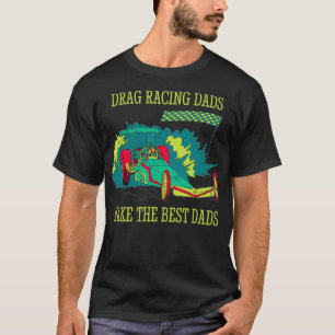Camiseta Dragster do Pai do Pai de Corrida de Mens