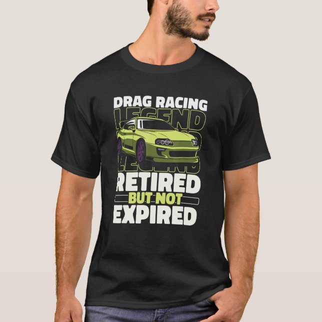 Camiseta Dragster Race Racer Drag Racer (Frente)
