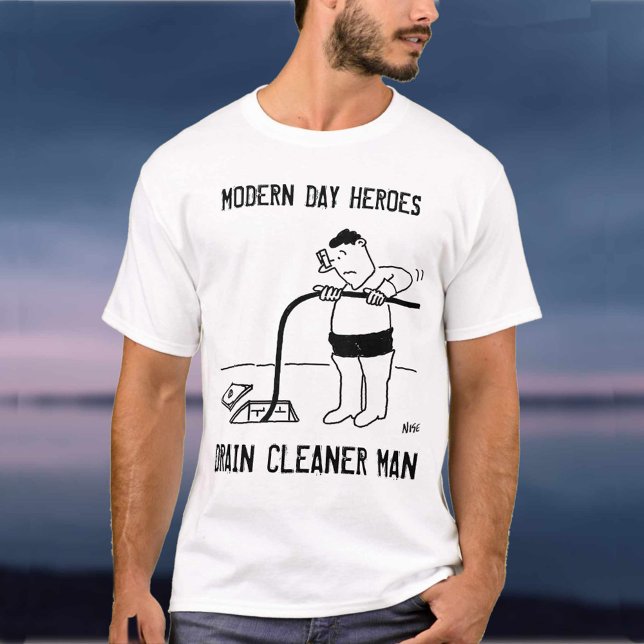 Camiseta Drain Cleaner Man (Criador carregado)