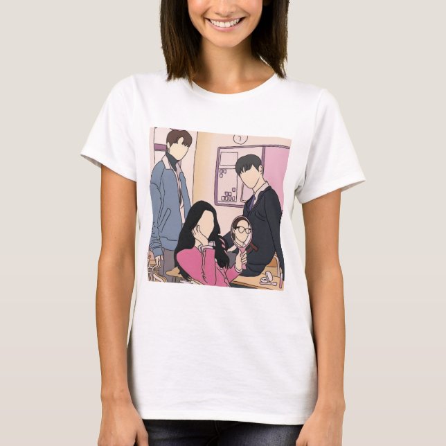 Camiseta Drama da Verdadeira Beleza Coreana (Frente)