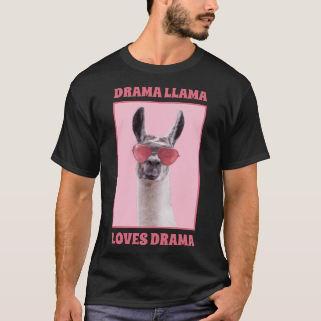 Camiseta Drama Llama  Fantastic Animals Classic T-Shirt (Frente)