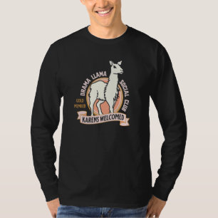 Camiseta Drama Llama Social Club Karens Bem-vindo