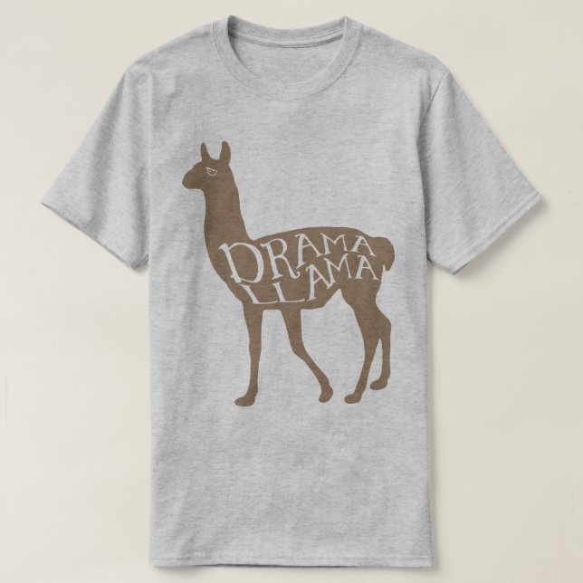 Camiseta Drama Llama T-Shirt (Frente do Design)