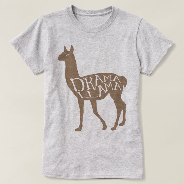 Camiseta Drama Llama T-Shirt (Frente do Design)