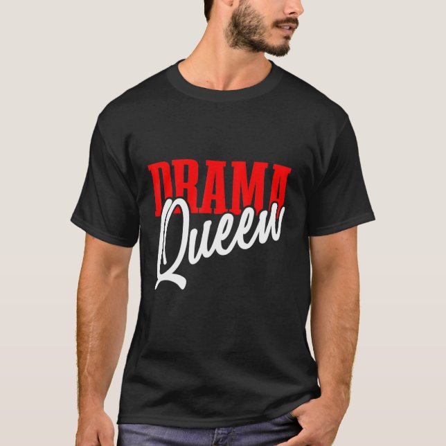 Camiseta Drama Queen Sarcastic Chaos (Frente)