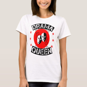 Camiseta Drama Queen Theater Ator Atriz Thespian