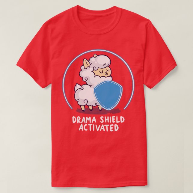 Camiseta Drama Shield (Frente do Design)