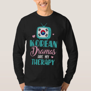 Camiseta Dramas Coreanos São Meu Drama Terapêutico K