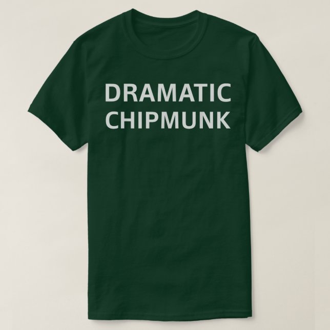 Camiseta Dramatic Chipmunk Halloween Costume Tee 1932 (Frente do Design)
