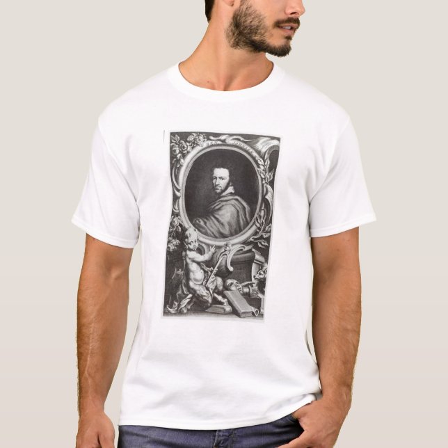 Camiseta Dramaturgo do inglês de Ben Jonson (Frente)
