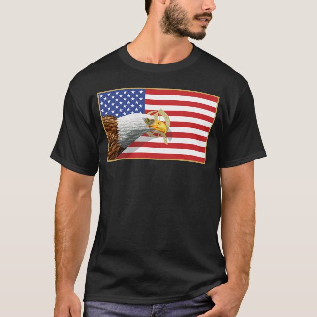 CAMISETA DRAPEAU AMÉRICAIN (Frente)