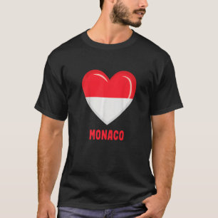 Camiseta Drapeau de Mônaco Monacan
