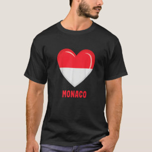 Camiseta Drapeau de Mônaco Monacan