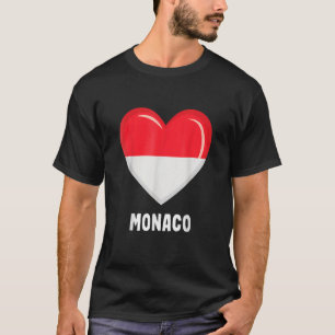 Camiseta Drapeau de Mônaco Monacan 1