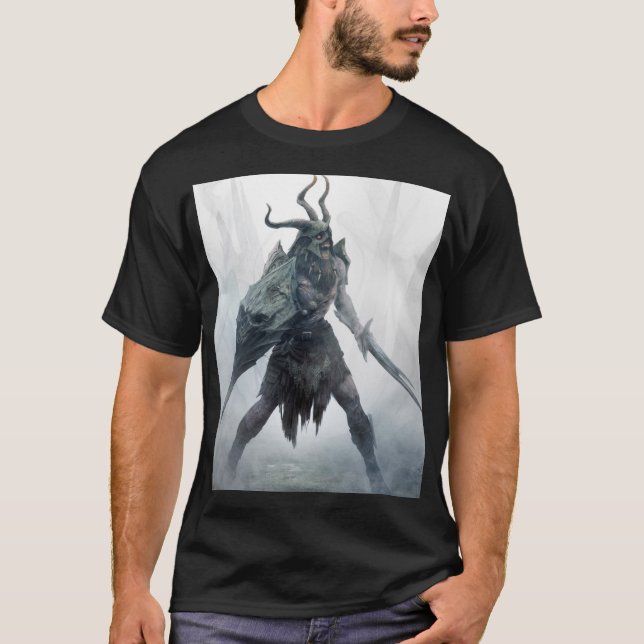 Camiseta Draugr Warrior Morto (Frente)