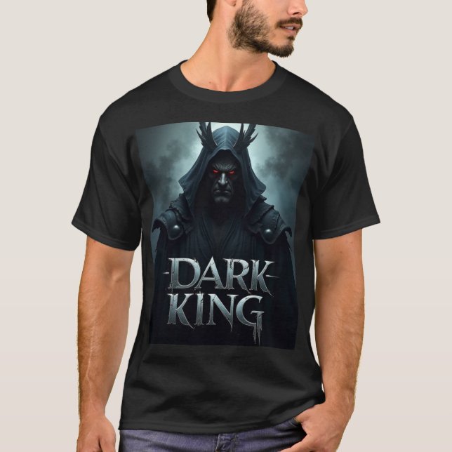 Camiseta Draw logo gaming with text"Dark King" (Frente)