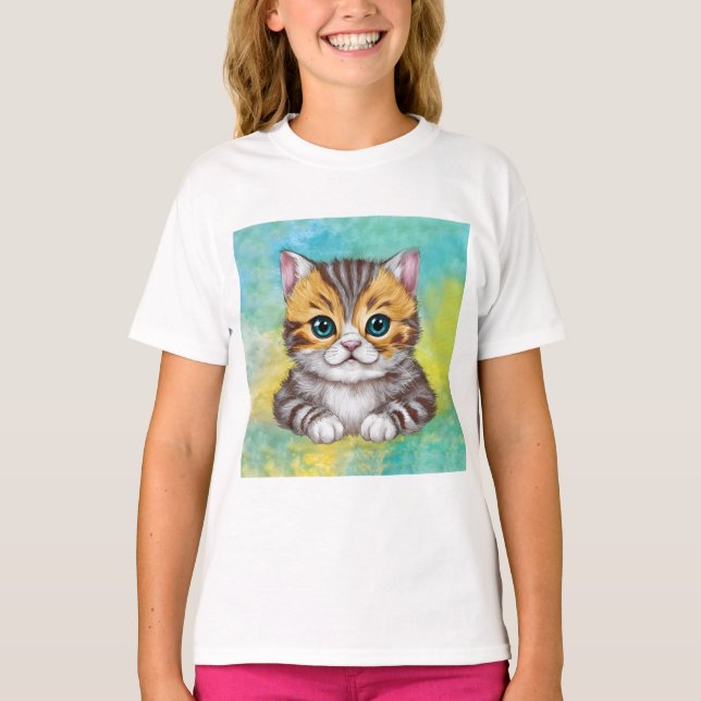 Camiseta Drawing Cat (Frente)