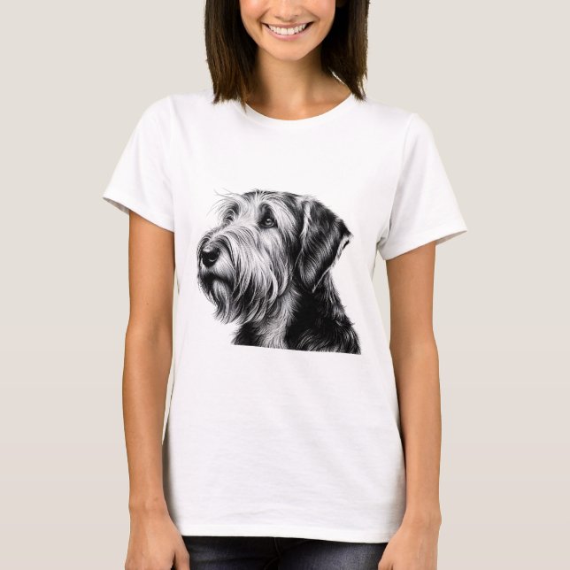 Camiseta Drawing Otterhound (Frente)