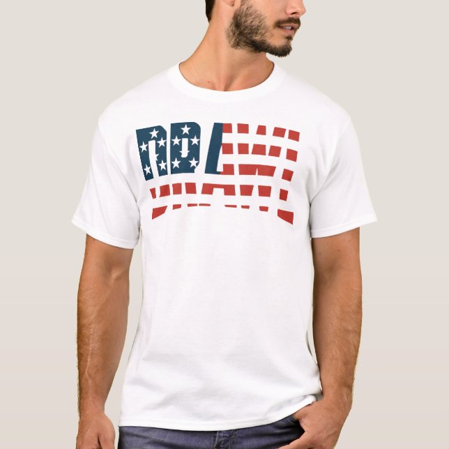 Camiseta Drawl EUA (Frente)