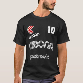 Camiseta Drazen Petrovic Retro Croácia Basball Jersey