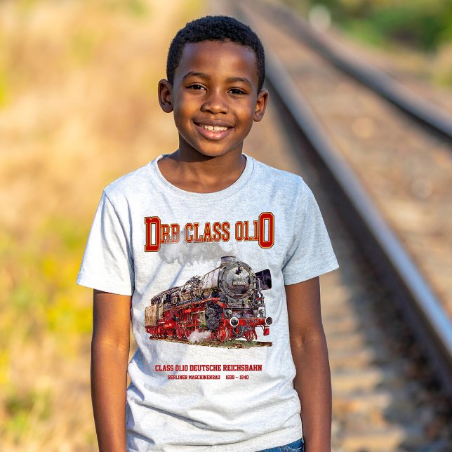 Camiseta DRB Class 01.10 Steam Train. Deutsche Reichsbahn (DRB Class 01.10 Steam Train. Deutsche Reichsbahn. Boy Basic T-Shirt )