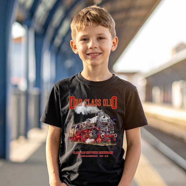 Camiseta DRB Class 01.10 Steam Train. Deutsche Reichsbahn (DRB Class 01.10 Steam Train. Deutsche Reichsbahn. Boy Basic T-Shirt )