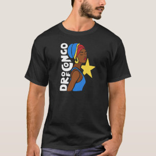 Camiseta Drc República Democrática do Congo Patrimônio Afri