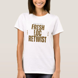 Camiseta Dreadlock Retwist Custom Black Hair T-Shirt