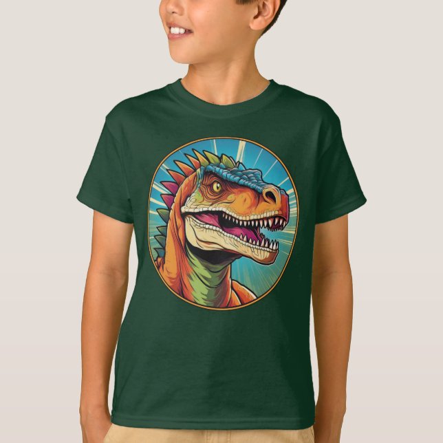 Camiseta Dreadnoughtus - Camisa-T Clássica De Tee Dinossaur (Frente)