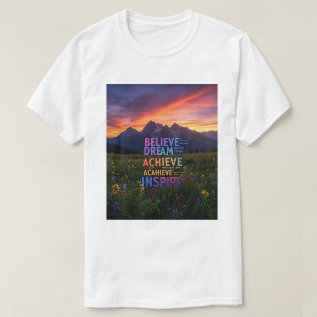 Camiseta Dream Achieve Inspire (Frente do Design)