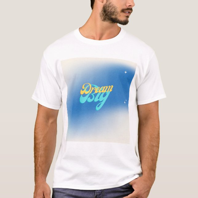 Camiseta Dream Big Blue (Frente)