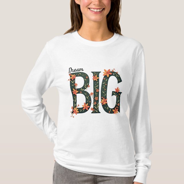 Camiseta Dream Big Logo design (Frente)