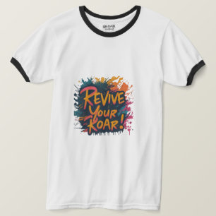Camiseta "Dream Big: Tee de Cotação Inspiracional"