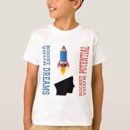 Camiseta Dream Booster e Potencial Rocket