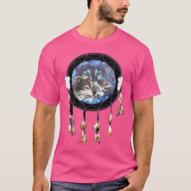 Camiseta Dream Catcher Wolf (Frente)