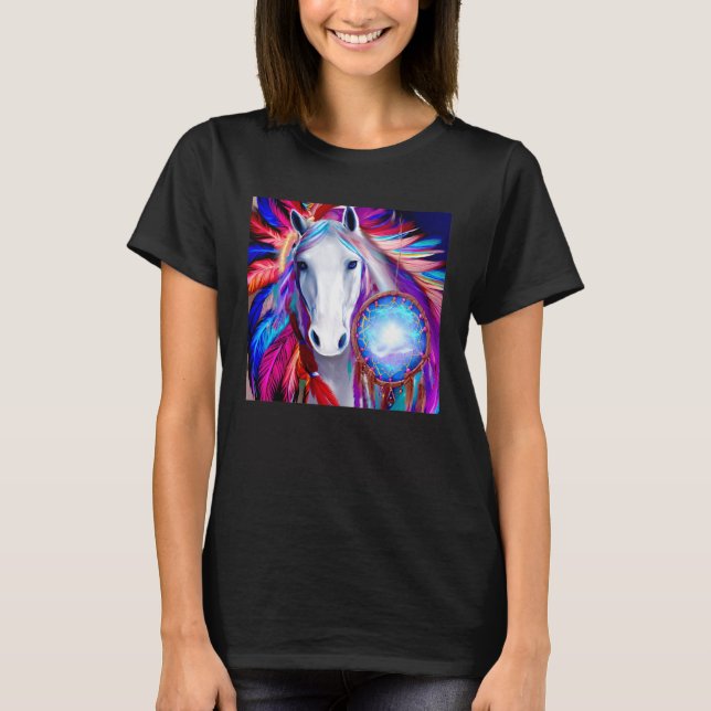Camiseta Dream Horse Catcher Original Colorful (Frente)