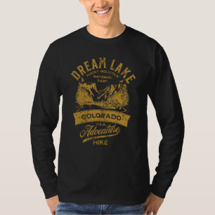 Camiseta Dream Lake Parque Nacional Montanhas Rochosas Desg