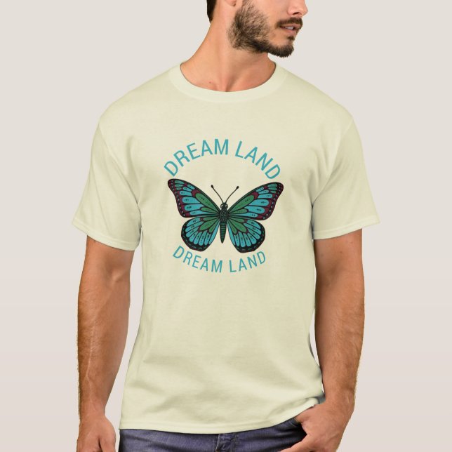 Camiseta Dream Land Butterfly Graphic T-Shirt (Frente)