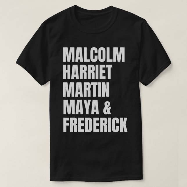 Camiseta Dream Like Martin Lead Like Harriet Black History  (Frente do Design)