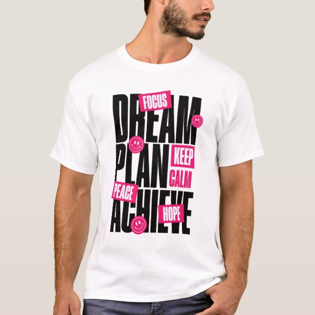 Camiseta Dream Plan keep calm Tshirt  (Frente)