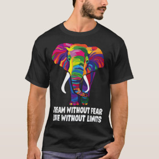 Camiseta Dream Without Fear Love Without Limits  LGBT Pride