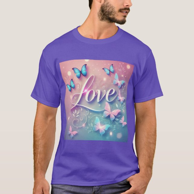 Camiseta Dreamborboleta Amor Brilhante (Frente)