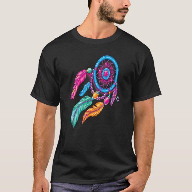 Camiseta Dreamcatcher Sono Espiritual Esotérico (Frente)